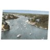 ROS-BRAS: le centre nautique et vue panoramique sur l'aven vue aérienne 10x15 - très bon état