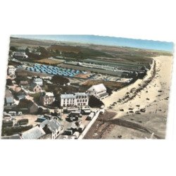 PENTREZ PLAGE: camping E.D.F. vue aérienne 10x15 - très bon état