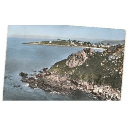 LOCQUIREC: presqu'ile de locquirec vue de la pointe du corbeau vue aérienne 10x15 - très bon état