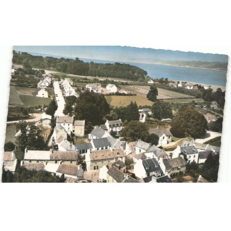 LOCQUENOLE: baie de morlaix vue aérienne 10x15 - très bon état