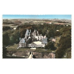 KERJEAN: le château XVIe siècle 9kms landivisieu vue aérienne 10x15 - très bon état
