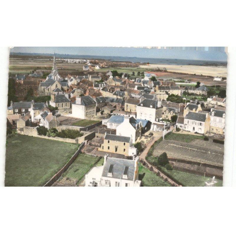 GUISSENY: vue générale vue aérienne 10x15 - très bon état