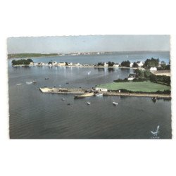 CAP-COZ-FOUESNANT: vue panoramique du port vue aérienne 10x15 - très bon état