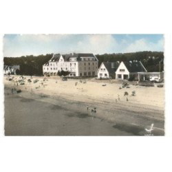 CAP COZ: plage du cap coz grand hôtel celtique A, fouesnant vue aérienne 10x15 - très bon état