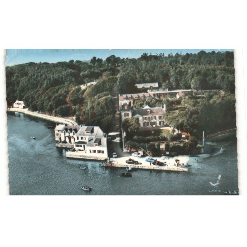 BELON: port de belon côté riec vue aérienne 10x15 - très bon état