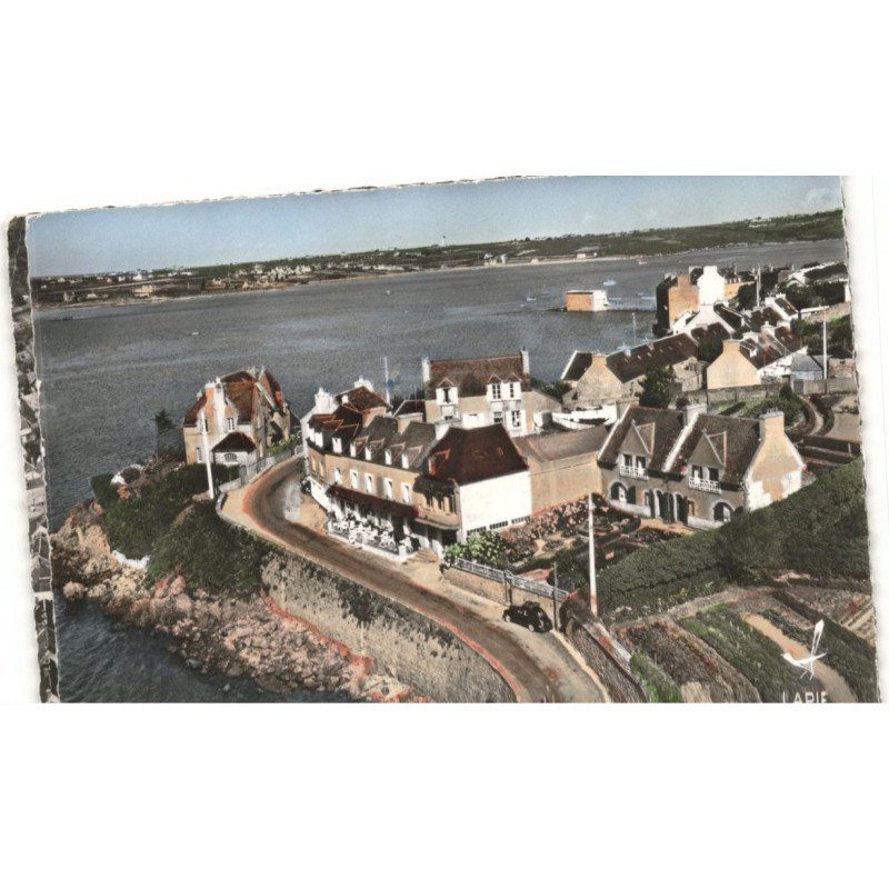 L'ABER-WRAC'H: l'hôtel de la baie des anges vue aérienne 10x15 - très bon état