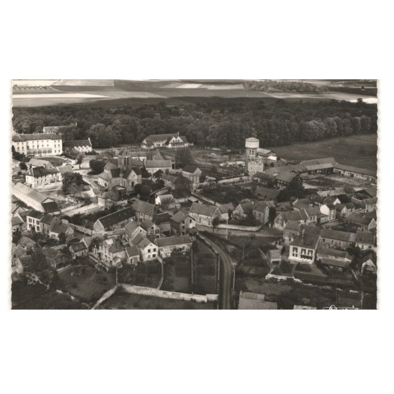 LA VILLETERTRE: vue générale vue aérienne 10x15 - très bon état