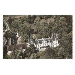 VERBERIE: château d'aramont, colonie de vacances de l'entraide coopérative vue aérienne 10x15 - très bon état