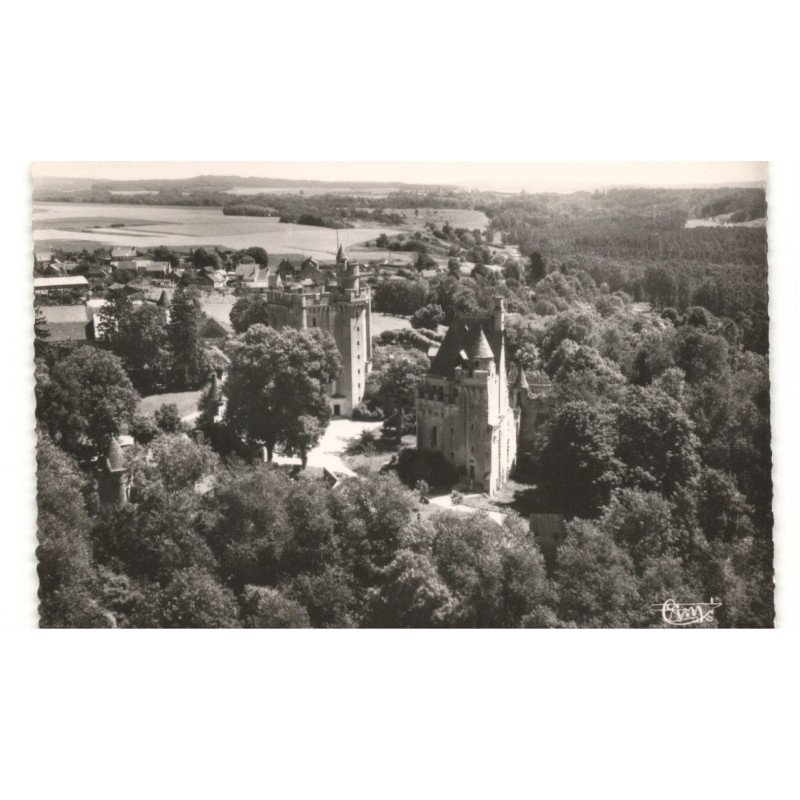 VEZ: château vue aérienne 10x15 - très bon état