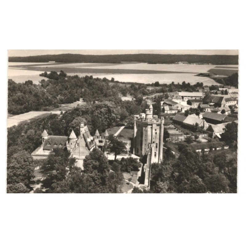 VEZ: château monument historique vue aérienne 10x15 - très bon état