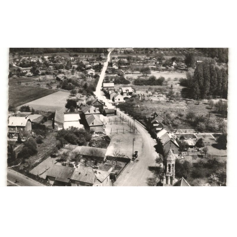 TRACY-le-VAL: vue générale vue aérienne 10x15 - très bon état