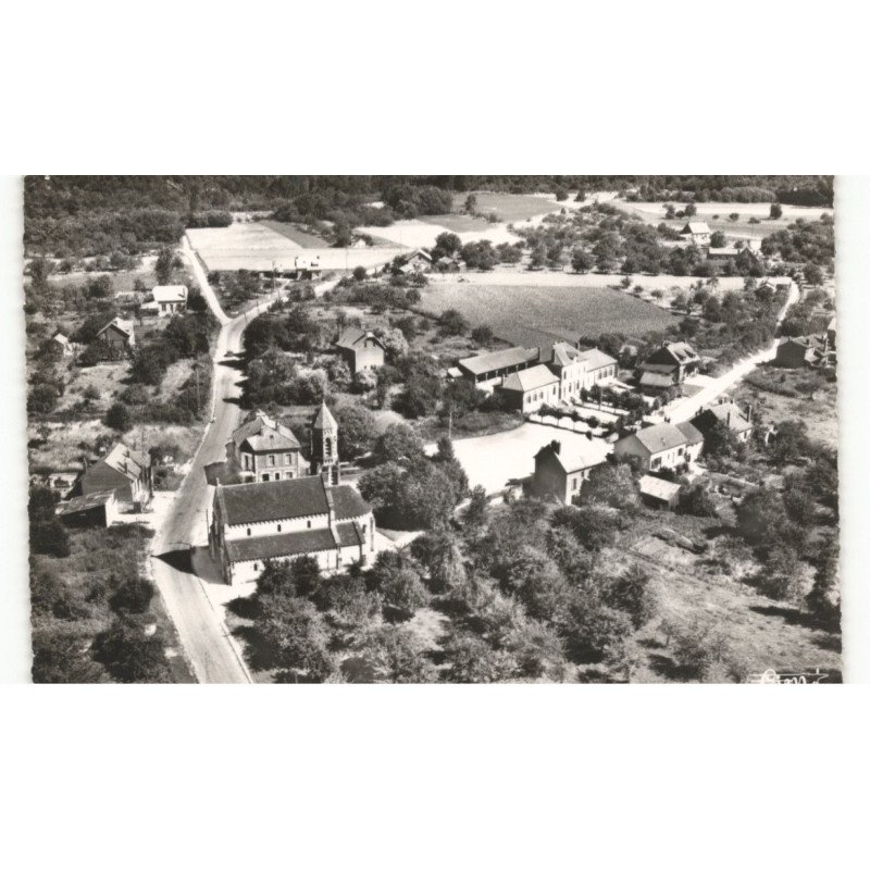 TRACY-le-VAL: vue générale vue aérienne 10x15 - très bon état