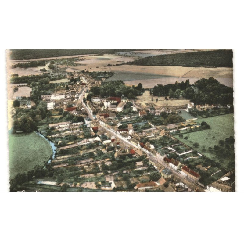 TRIE-CHATEAU: vue générale vue aérienne 10x15 - très bon état