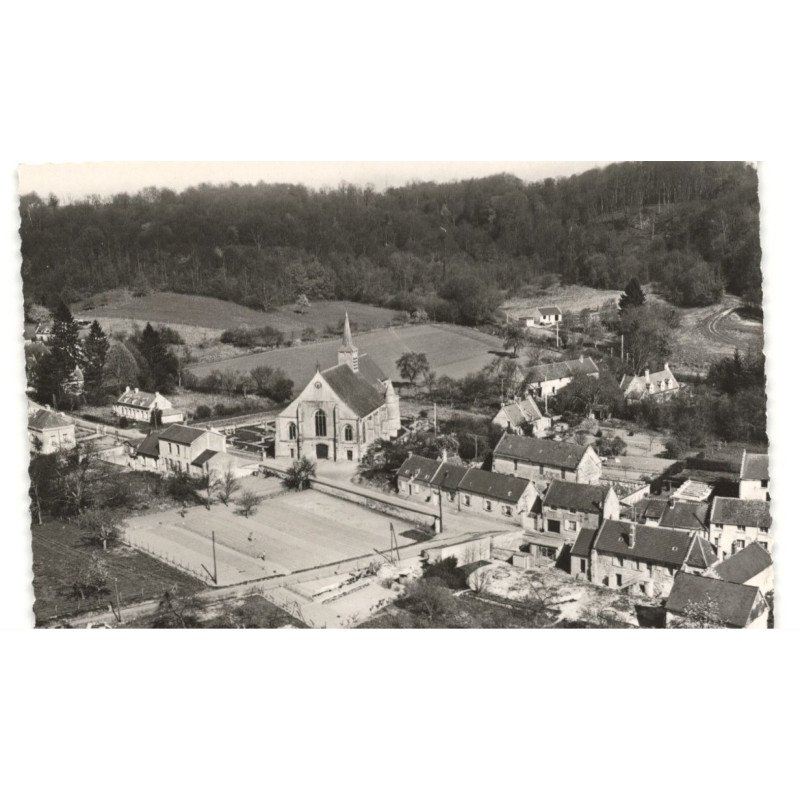 SAINT-CREPIN-aux-BOIS: vue aérienne 10x15 - très bon état