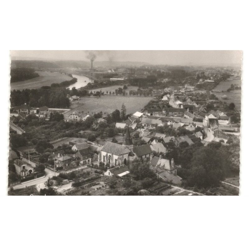 RIEUX: vue aérienne 10x15 - très bon état