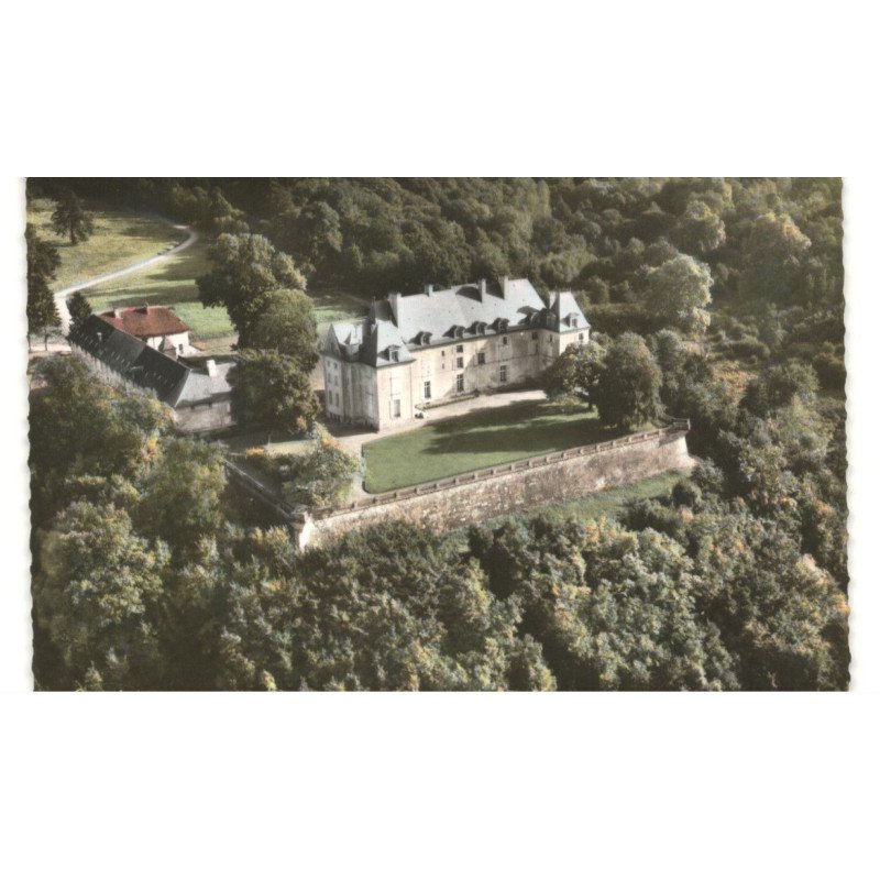TRACY-le-MONT: offémont vue aérienne 10x15 - très bon état