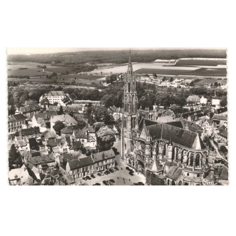 SENLIS:  vue aérienne 10x15 - très bon état