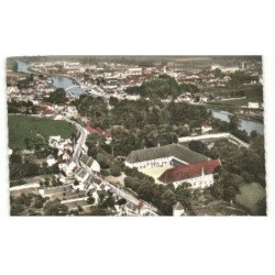 PONT-SAINTE-MAXENCE: petit séminaire notre-dame du moncel ancienne abbaye du XIVe vue aérienne 10x15 - très bon état