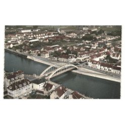PONT-SAINTE-MAXENCE: le pont de l'oise vue aérienne 10x15 - très bon état