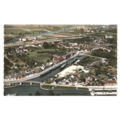 PONT-L'EVEQUE: vue générale vue aérienne 10x15 - très bon état