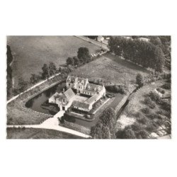 PONTARME: château de l'étang vue aérienne 10x15 - très bon état