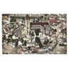 NOYON: la cathédrale vue aérienne 10x15 - très bon état
