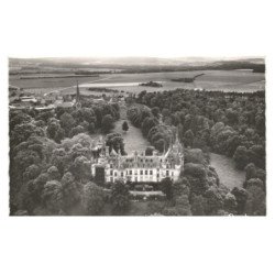 MOUCHY-le-CHATEL: le château façade Est vue aérienne 10x15 - très bon état