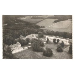 MORTEFONTAINE: prieuré et château de mortefontaine vue aérienne 10x15 - très bon état