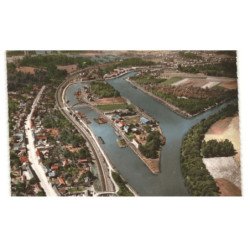 LONGUEIL-ANNEL: le garage des bateaux ile de janville vue aérienne 10x15 - très bon état