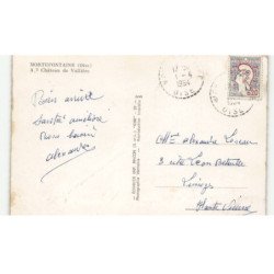MORTEFONTAINE: château de vallière vue aérienne 10x15 - très bon état