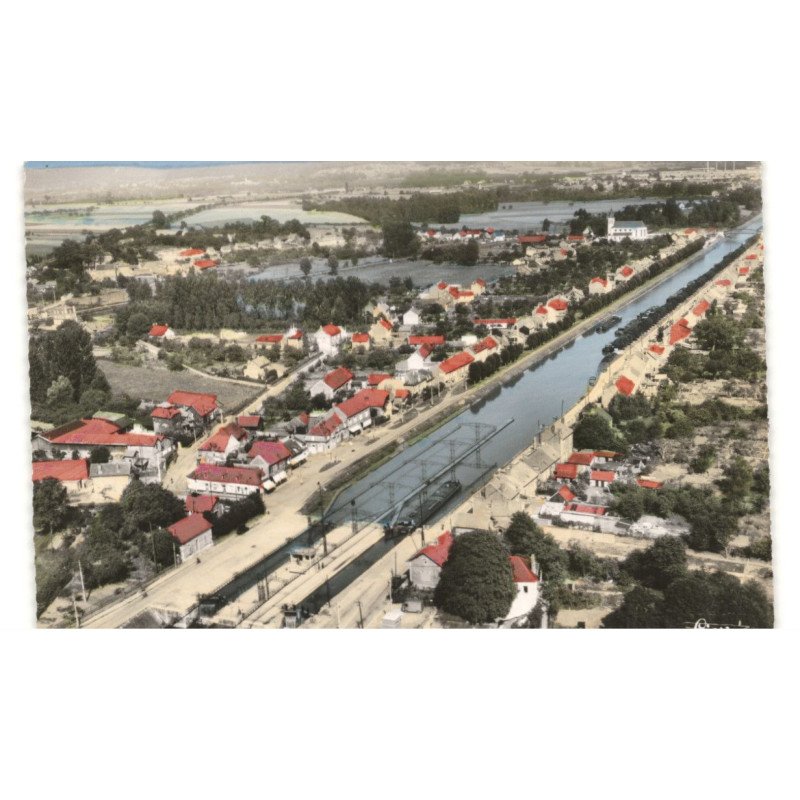 LONGUEIL-ANNEL: vue panoramique vue aérienne 10x15 - très bon état