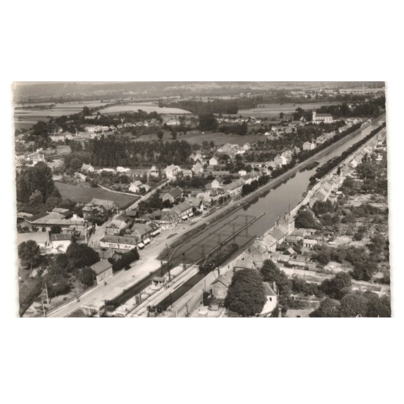 LONGUEIL-ANNEL: vue panoramique vue aérienne 10x15 - très bon état