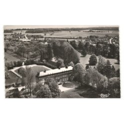 LA HOUSSOYE: le château vue aérienne 10x15 - très bon état