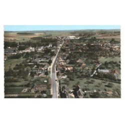 GUISCARD: nationale 32 vue aérienne 10x15 - très bon état