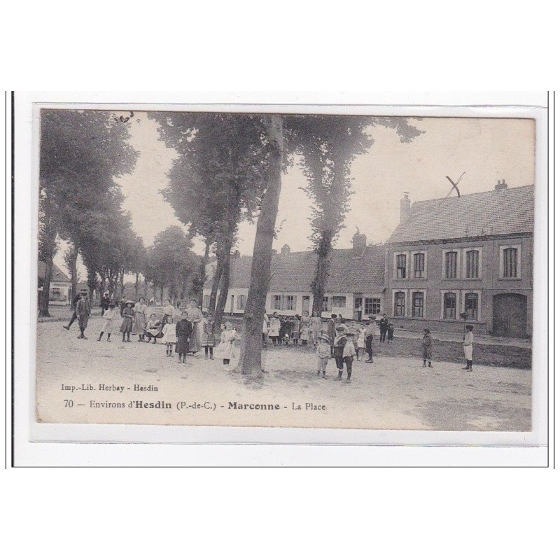 MARCONNE : la place - tres bon etat