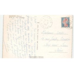 GACOGNE: vue générale vue aérienne 10x15 - très bon état