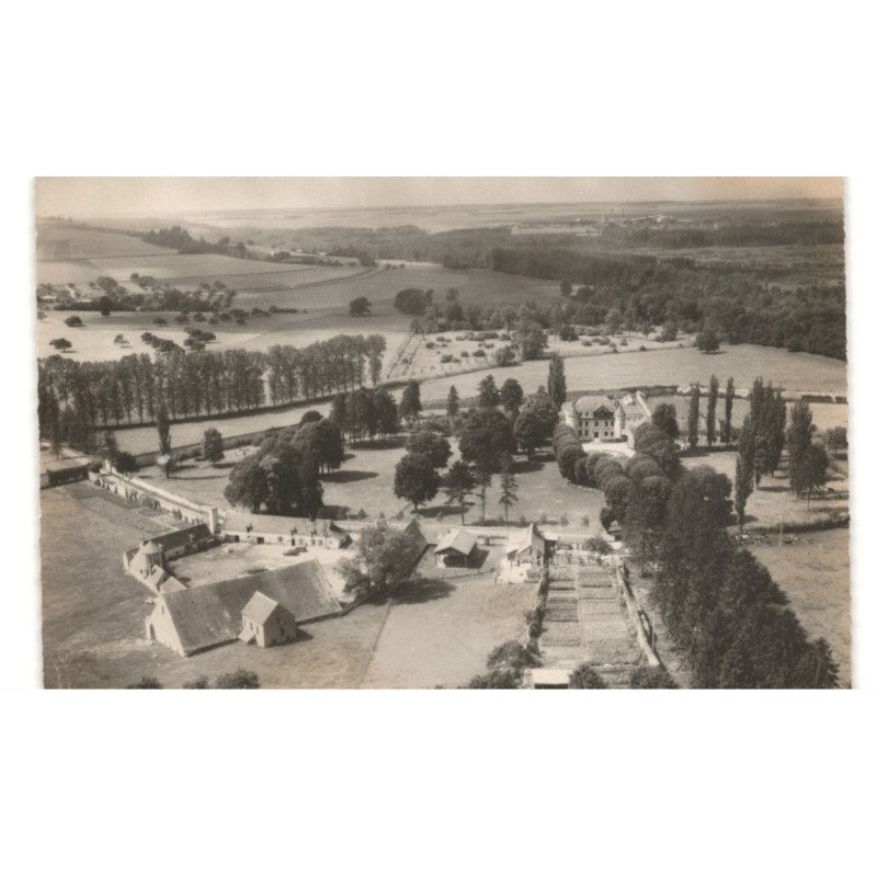 HERMES: ferme de l'abbaye de froidmont vue aérienne 10x15 - très bon état