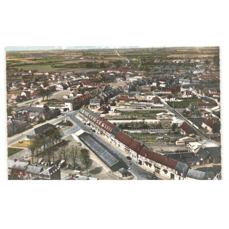 FORMERIE: vue générale vue aérienne 10x15 - très bon état