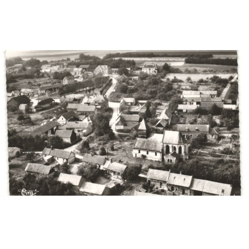 DOMPIERRE: vue générale vue aérienne 10x15 - très bon état