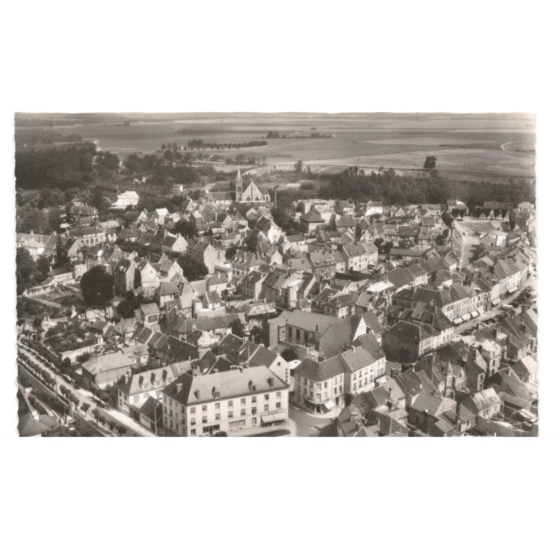 CREPY-en-VALOIS: vue aérienne 10x15 - très bon état