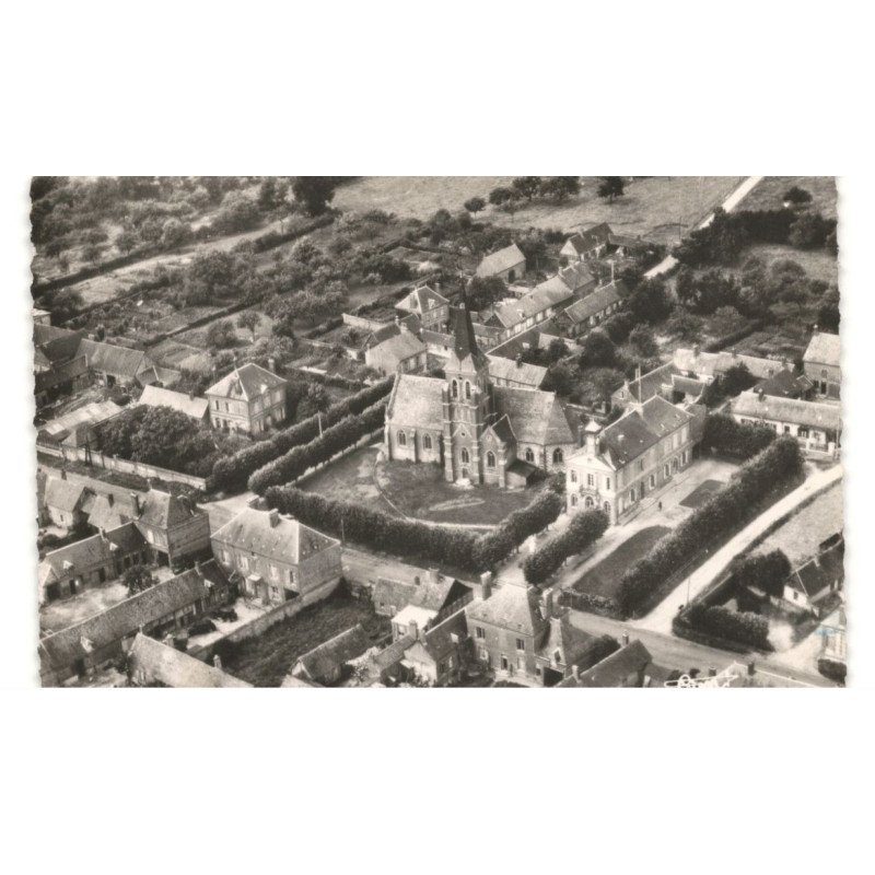 LE COUDRAY: vue aérienne 10x15 - très bon état