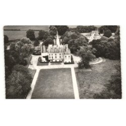 CHAUMONT-en-VEXIN: château de bertichères avec sa tour du XVIe siècle vue aérienne 10x15 -  très bon état