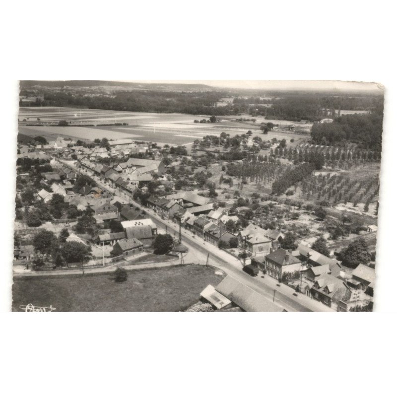 CHIRY: vue générale vue aérienne 10x15 - état