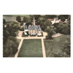 CHAUMONT-en-VEXIN: château de bertichères avec sa tour du XVIe siècle vue aérienne 10x15 -  très bon état
