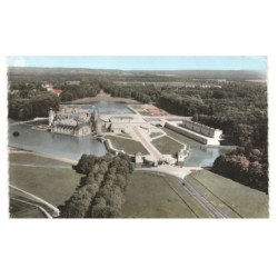 CHANTILLY: le château et le parc vue aérienne 10x15 - état