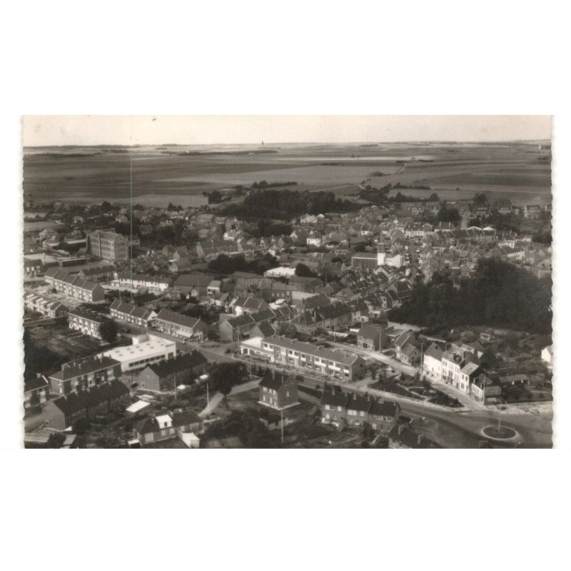 CRETEUIL-sur-NOYE: vue générale vue aérienne 10x15 - très bon état