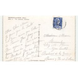CRETEUIL-sur-NOYE: vue générale vue aérienne 10x15 - très bon état