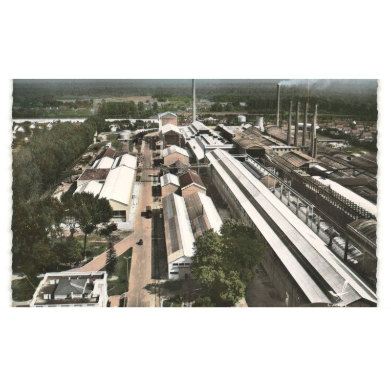 THOUROTTE: les glaceries de chantereine vue aérienne 10x15 - très bon état