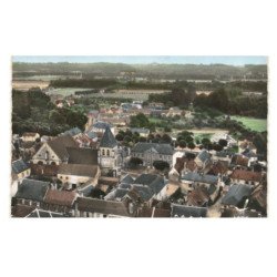 ATTICHY: vue d'ensemble vue aérienne 10x15 - très bon état