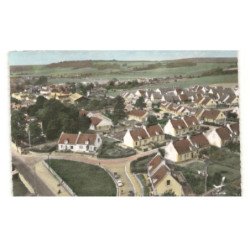 SAINT-LEU-D'ESSERENT: l'abbatiale du XIIe siècle côté nord-ouest vue aérienne 10x15 - très bon état